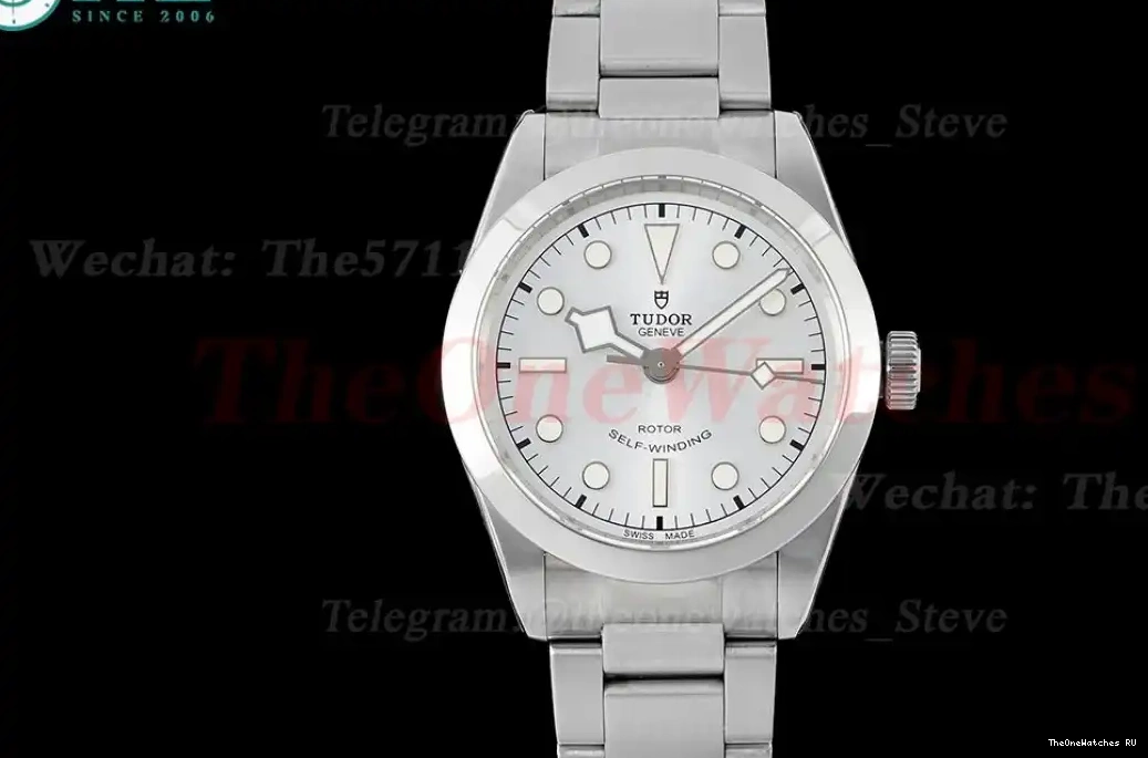 SS V4 Black SS Bay KRF Heritage White Dot A2824 36mm 0515